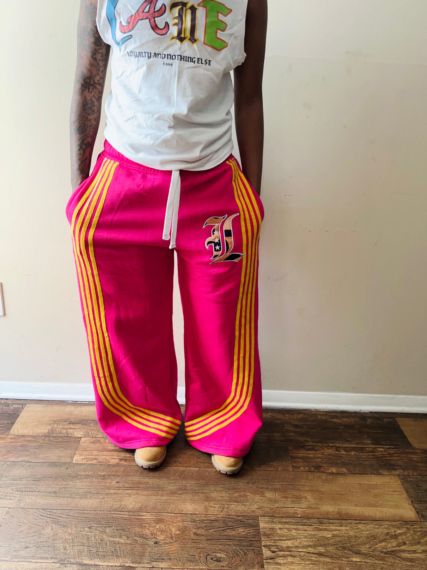 Hot Pink "WideLeg" Joggers