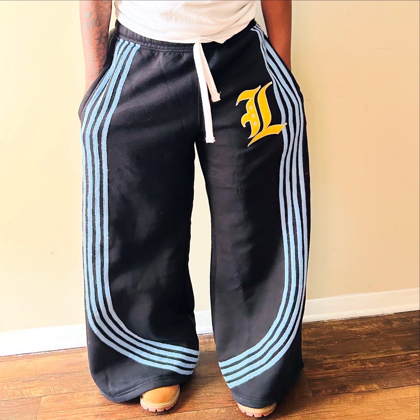 Black "WideLeg" Joggers