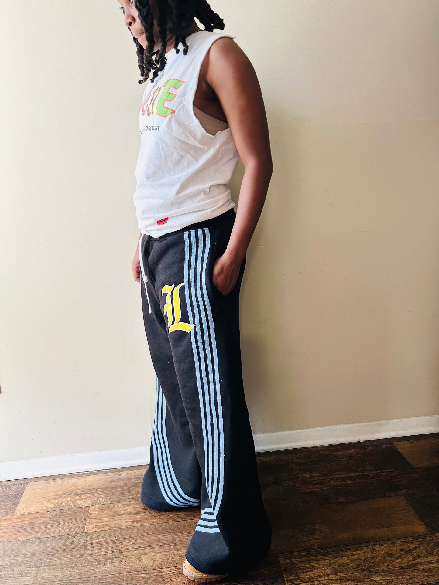Black "WideLeg" Joggers