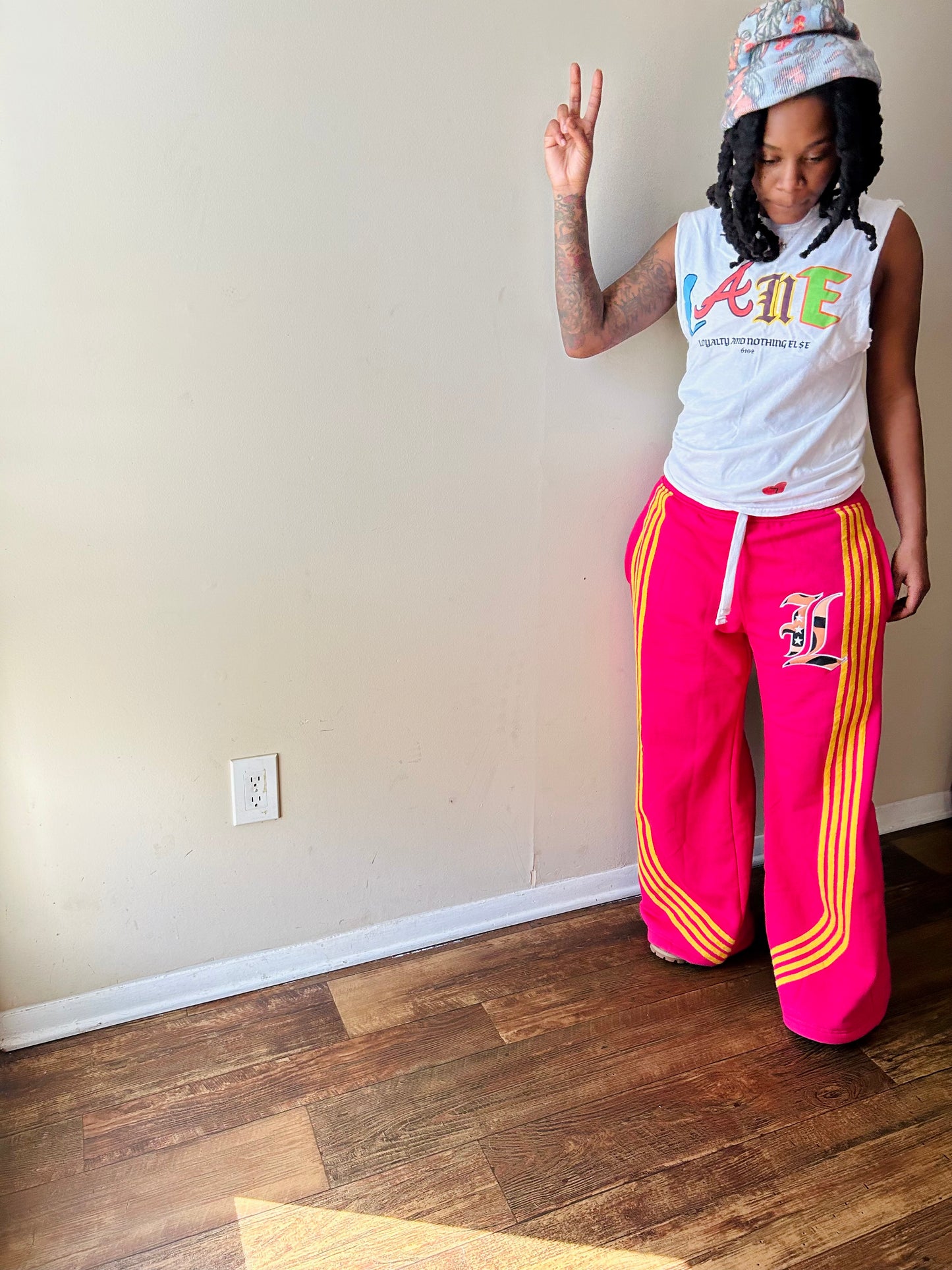 Hot Pink "WideLeg" Joggers